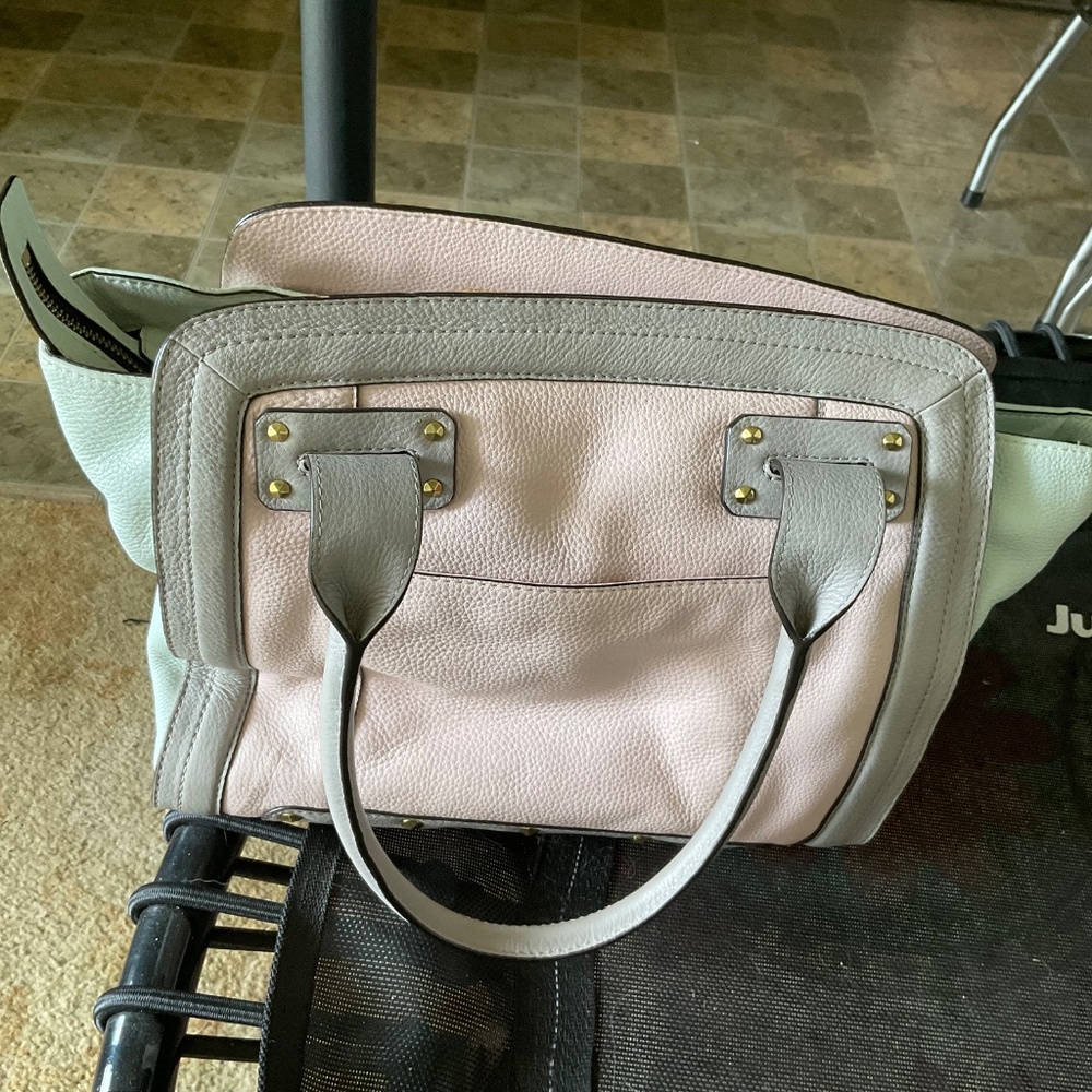 orYANY Pink/Mint/Grey Studded Purse NWOT - Picture 2 of 2